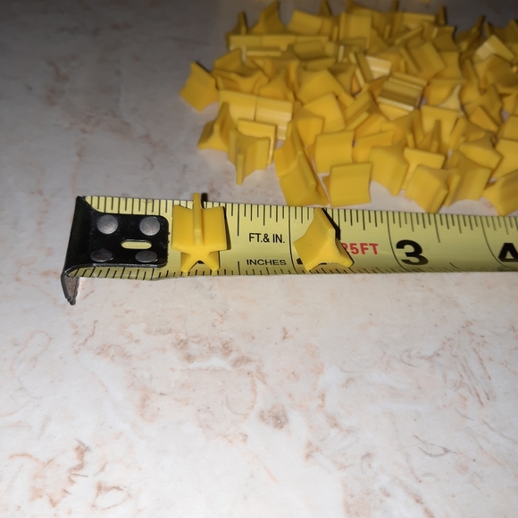 Castle Risk Vintage Game Replacement Pieces YELLOW - Picture 5 of 5